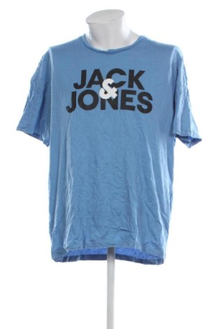 Tricou de bărbați Jack & Jones, Mărime XXL, Culoare Albastru, Preț 59,99 Lei, #136781289