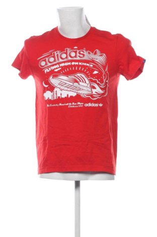 Męski T-shirt Adidas, Rozmiar M, Kolor Czerwony, Cena 74,99 zł, #136787982