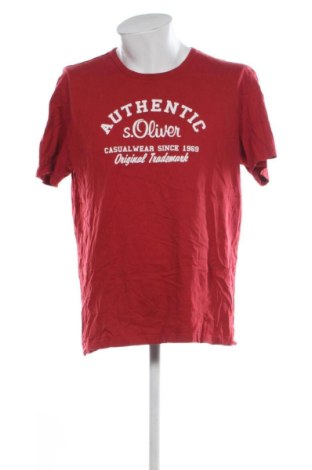 Tricou de bărbați S.Oliver, Mărime XL, Culoare Roșu, Preț 46,99 Lei, #136799640