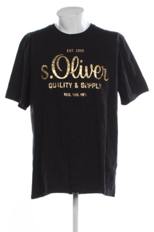 Tricou de bărbați S.Oliver, Mărime 3XL, Culoare Negru, Preț 65,99 Lei, #136806041