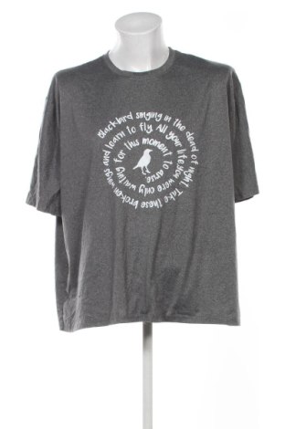 Мъжка тениска Unbranded, Размер 5XL, Цвят Сив, Цена 10,22 €, #136809237