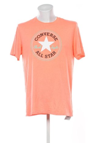 Мъжка тениска Converse, Размер XL, Цвят Оранжев, Цена 18,99 €, #136809247