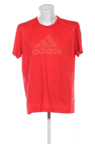 Tricou de bărbați Adidas, Mărime XL, Culoare Roșu, Preț 66,99 Lei, #136813215