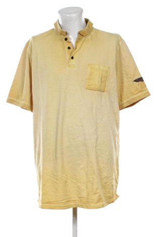 Męski T-shirt JP 1880, Rozmiar 3XL, Kolor Żółty, Cena 44,99 zł, #136816286
