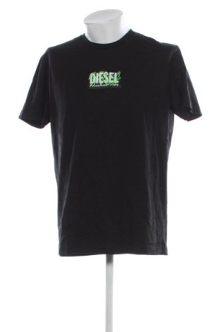 Męski T-shirt Diesel, Rozmiar L, Kolor Czarny, Cena 170,99 zł, #136819247