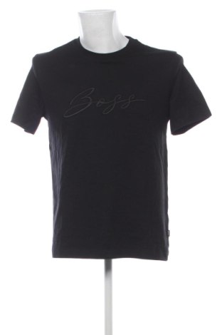 Męski T-shirt BOSS, Rozmiar M, Kolor Czarny, Cena 210,99 zł, #136821170
