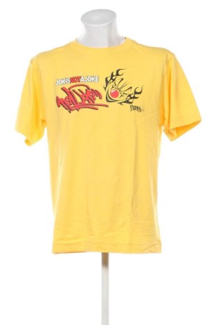 Męski T-shirt Khristalove, Rozmiar XXL, Kolor Żółty, Cena 75,99 zł, #136826831