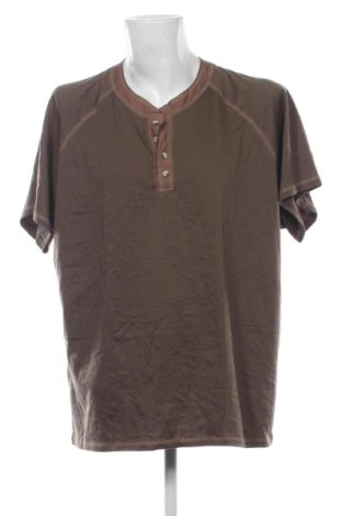 Męski T-shirt OUKU, Rozmiar 3XL, Kolor Brązowy, Cena 67,99 zł, #136830797