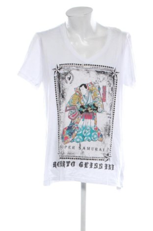 Męski T-shirt Roberto Geissini, Rozmiar XL, Kolor Biały, Cena 86,99 zł, #136831370