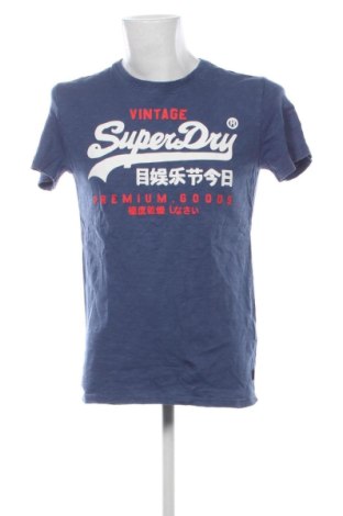 Męski T-shirt Superdry, Rozmiar M, Kolor Niebieski, Cena 56,99 zł, #136831594