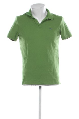 Męski T-shirt S.Oliver, Rozmiar M, Kolor Zielony, Cena 64,30 zł, #136832808