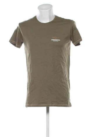 Ανδρικό t-shirt Aeronautica Militare, Μέγεθος L, Χρώμα Πράσινο, Τιμή 30,99 €, #136835239