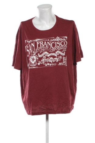 Мъжка тениска Unbranded, Размер 4XL, Цвят Червен, Цена 10,73 €, #136842052