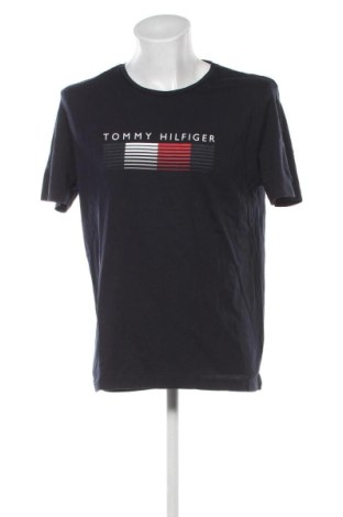 Męski T-shirt Tommy Hilfiger, Rozmiar XL, Kolor Niebieski, Cena 116,99 zł, #136842560