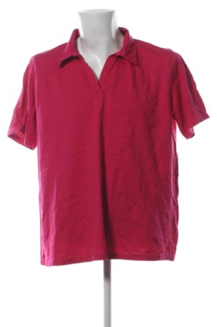 Męski T-shirt Trigema, Rozmiar 3XL, Kolor Różowy, Cena 79,99 zł, #136849115