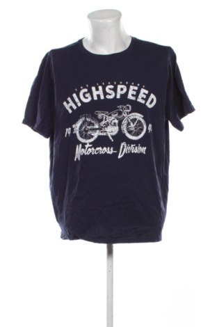 Мъжка тениска Unbranded, Размер 3XL, Цвят Син, Цена 10,22 €, #136851159