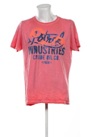 Мъжка тениска Petrol Industries, Размер XXL, Цвят Розов, Цена 6,64 €, #136851479