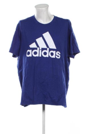 Męski T-shirt Adidas, Rozmiar 3XL, Kolor Niebieski, Cena 84,99 zł, #136854982
