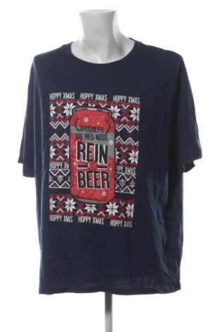 Męski T-shirt George, Rozmiar 4XL, Kolor Niebieski, Cena 73,99 zł, #136855085