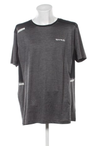 Męski T-shirt Sports, Rozmiar 3XL, Kolor Szary, Cena 31,99 zł, #136858585
