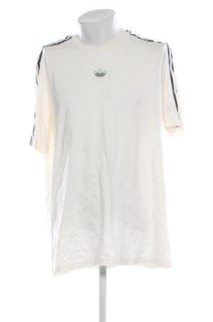 Męski T-shirt Adidas, Rozmiar 3XL, Kolor ecru, Cena 84,99 zł, #136869296