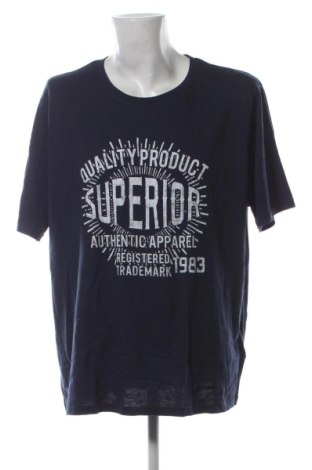 Męski T-shirt Livergy, Rozmiar 4XL, Kolor Niebieski, Cena 58,99 zł, #136873777