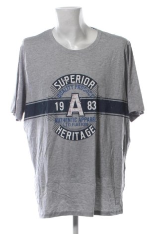 Męski T-shirt Livergy, Rozmiar 4XL, Kolor Szary, Cena 58,99 zł, #136873858