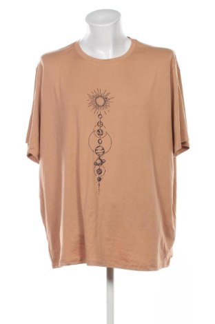 Мъжка тениска Unbranded, Размер 4XL, Цвят Бежов, Цена 9,20 €, #136808043