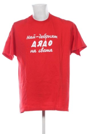 Pánské tričko  Fruit Of The Loom, Velikost XXL, Barva Červená, Cena  340,00 Kč, #136826732