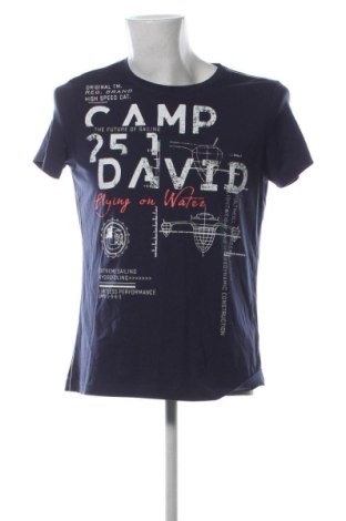 Męski T-shirt Camp David, Rozmiar S, Kolor Niebieski, Cena 44,99 zł, #136846921