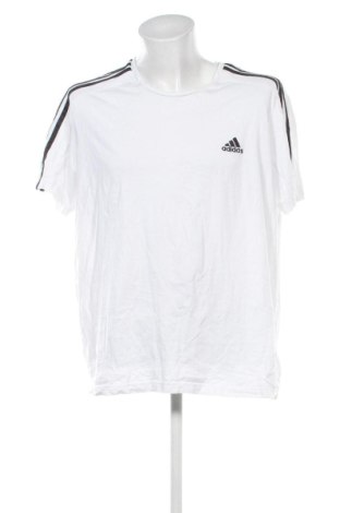 Мъжка тениска Adidas, Размер XL, Цвят Бял, Цена 25,63 €, #136873922
