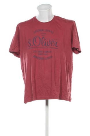 Мъжка тениска S.Oliver, Размер XXL, Цвят Червен, Цена 13,29 €, #136878095