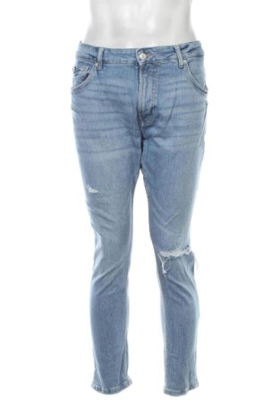 Мъжки дънки Bershka, Размер L, Цвят Син, Цена 19,15 €, #136811159