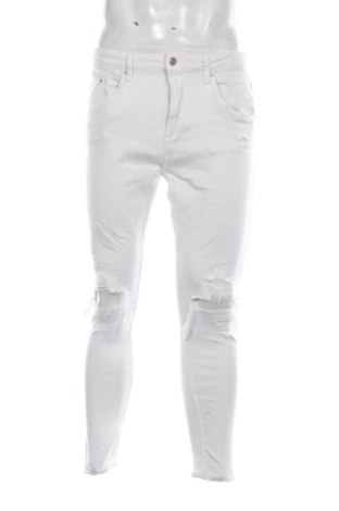 Męskie jeansy Bershka, Rozmiar M, Kolor Biały, Cena 84,99 zł, #136831729