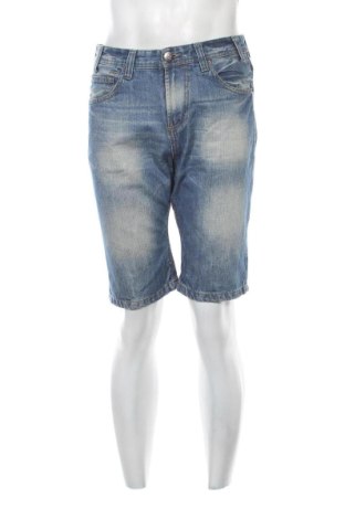 Męskie szorty Pull&Bear, Rozmiar M, Kolor Niebieski, Cena 64,30 zł, #136785087