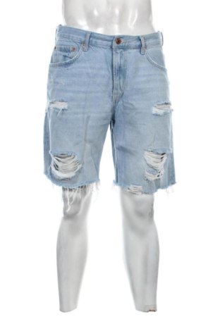 Мъжки къс панталон Bershka, Размер L, Цвят Син, Цена 14,77 €, #136827118