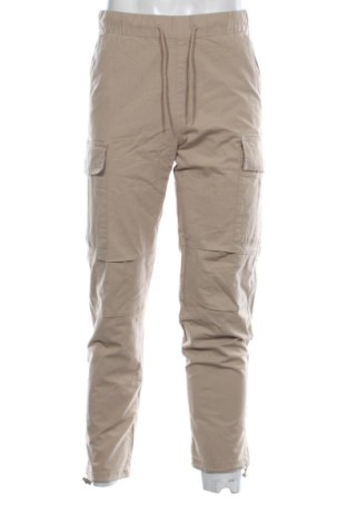 Męskie spodnie Bershka, Rozmiar S, Kolor Beżowy, Cena 48,99 zł, #136710951