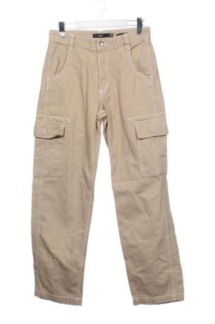 Męskie spodnie Bershka, Rozmiar S, Kolor Beżowy, Cena 73,99 zł, #136764285