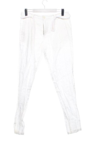 Pantaloni de bărbați Zara, Mărime M, Culoare Alb, Preț 83,41 Lei, #136781549