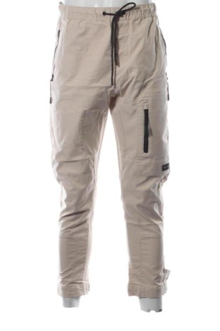 Мъжки панталон Bershka, Размер M, Цвят Бежов, Цена 12,00 €, #136836096