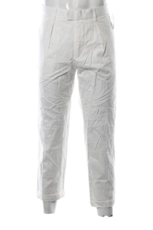 Męskie spodnie H&M, Rozmiar L, Kolor Biały, Cena 73,99 zł, #136865125