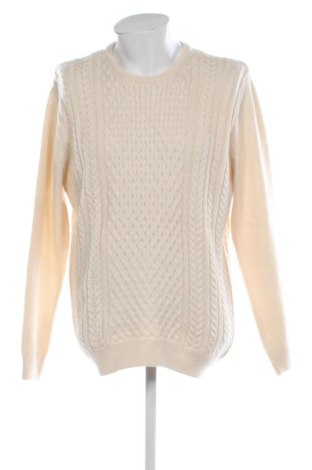 Pulover de bărbați F&F, Mărime XL, Culoare Ecru, Preț 57,35 Lei, #136810543