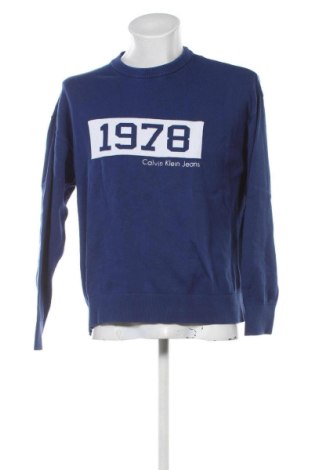 Férfi pulóver Calvin Klein Jeans, Méret M, Szín Kék, Ár 11 519 Ft, #136834582