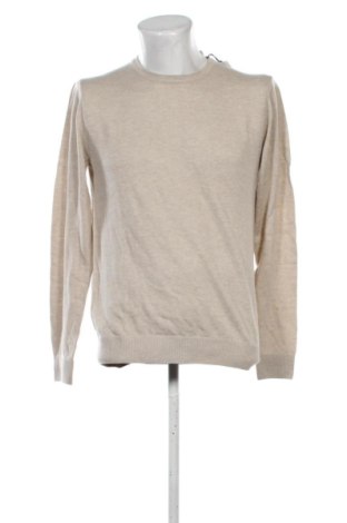 Мъжки пуловер Jack & Jones, Размер M, Цвят Бежов, Цена 21,98 €, #136838978