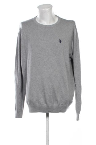Мъжки пуловер U.S. Polo Assn., Размер 3XL, Цвят Сив, Цена 25,56 €, #136845313