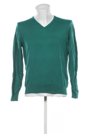 Мъжки пуловер Massimo Dutti, Размер L, Цвят Зелен, Цена 43,00 €, #136882155