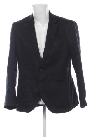 Sacou de bărbați Massimo Dutti, Mărime L, Culoare Albastru, Preț 210,14 Lei, #136784389