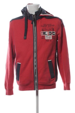 Męska bluza sportowa Camp David, Rozmiar XXL, Kolor Czerwony, Cena 137,99 zł, #136845870