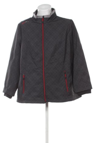 Męska kurtka Ulla Popken, Rozmiar 4XL, Kolor Szary, Cena 90,99 zł, #136851589