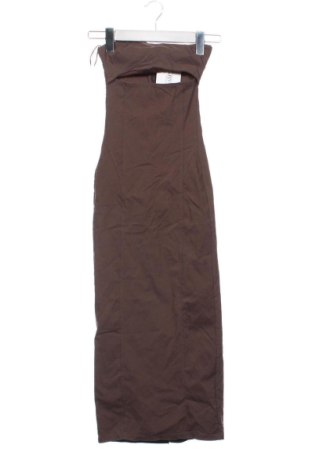 Kleid Bershka, Größe XXS, Farbe Braun, Preis 23,99 €, #136717430